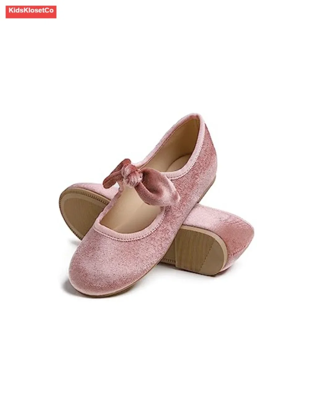 Girls Mary Jane Flats Vegan Leather Adjustable Strap Dress Shoes